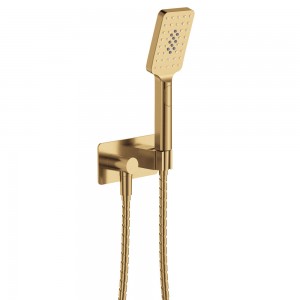 Tono Hand Shower, Soft Square Plate, Urban Brass